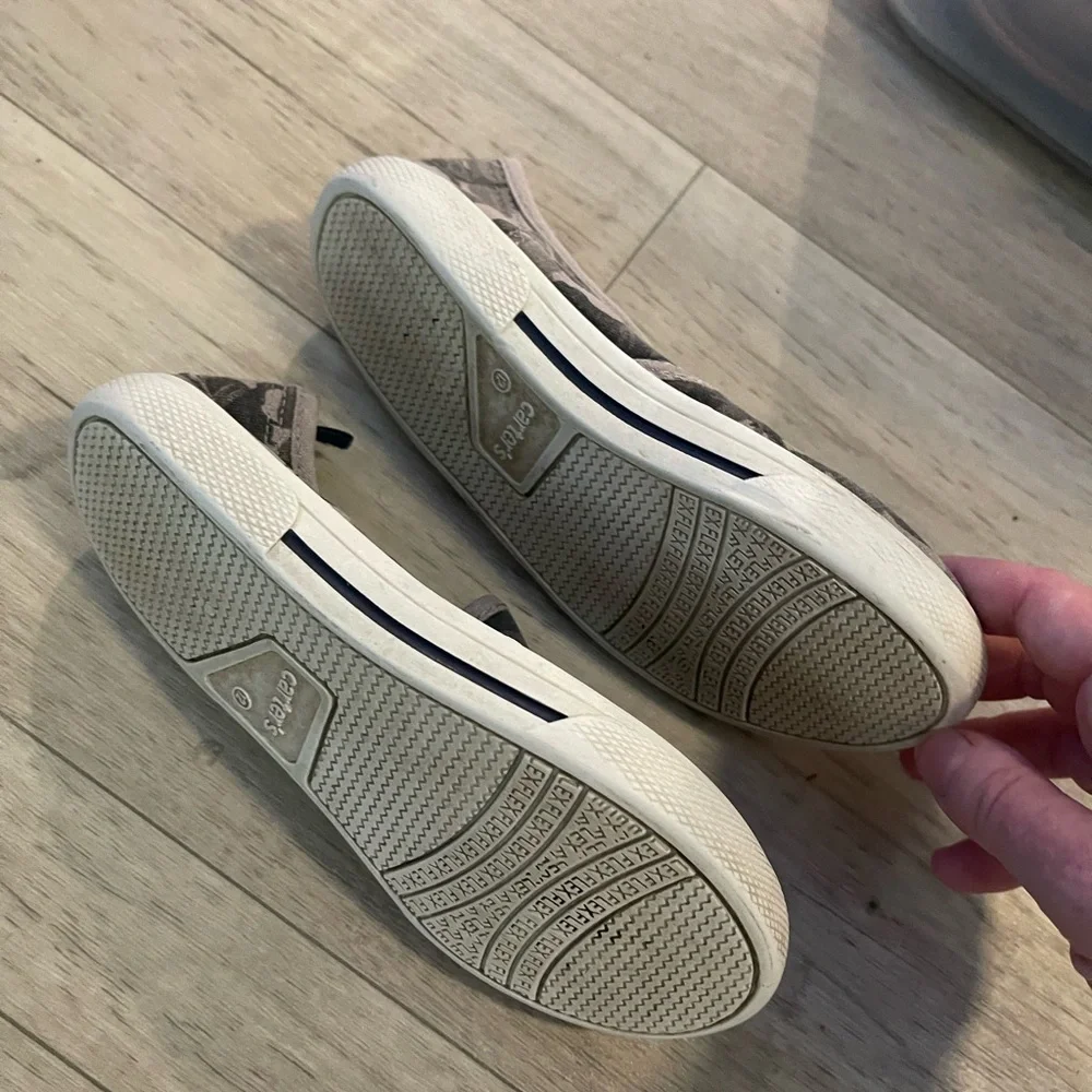 Carters dinosaur Camouflage Slip-On Sneakers toddler boy sz 12